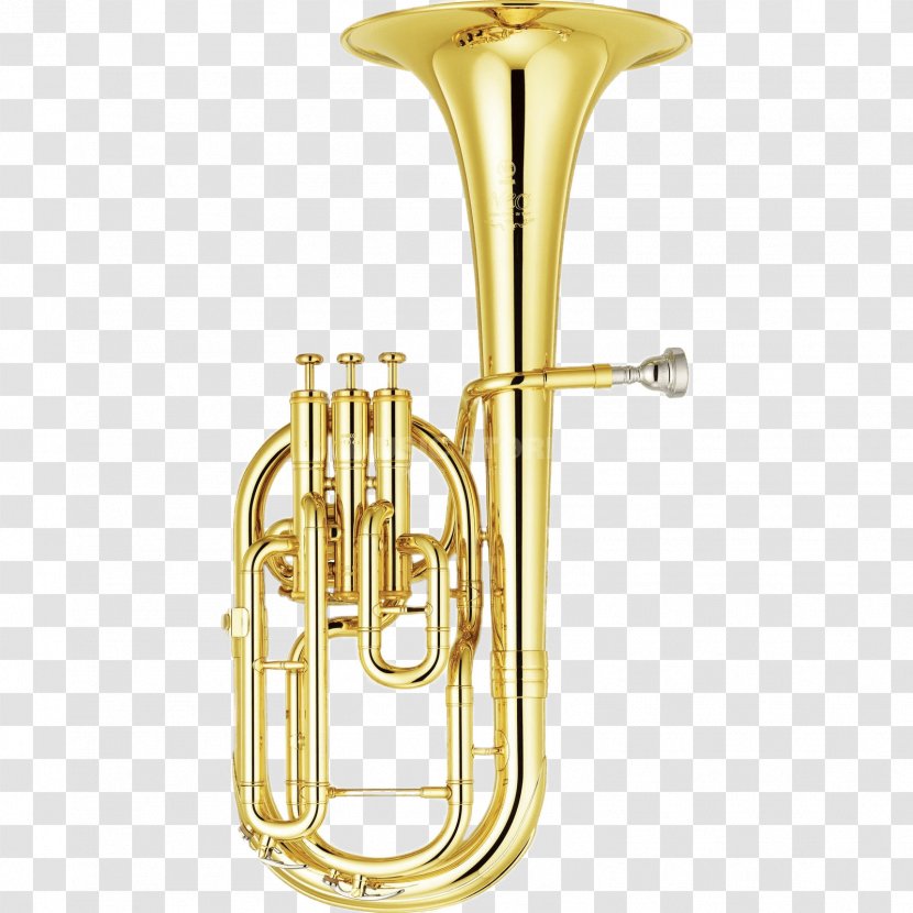 Tenor Horn Brass Instruments Baritone French Horns Euphonium - Tree - Musical Transparent PNG