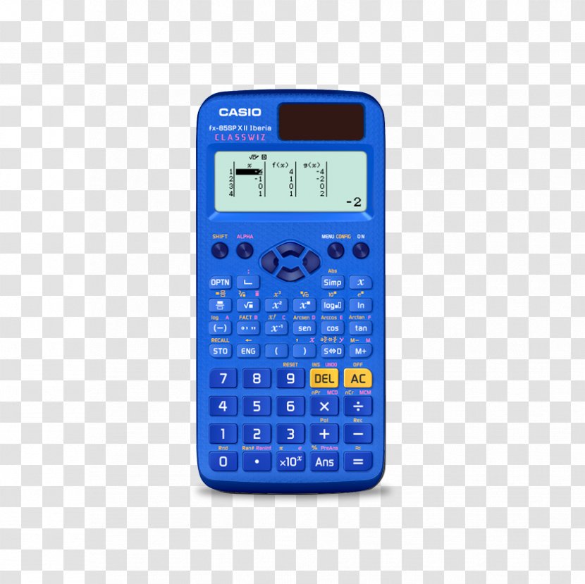 Casio Fx-85spxii-bu-s-eh – Scientific Calculator FX 85 EX - Fx85spxiibuseh Transparent PNG