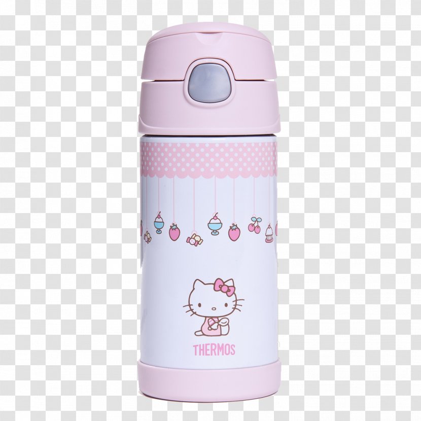Push-button Pink - Bottle - Button Mug Transparent PNG