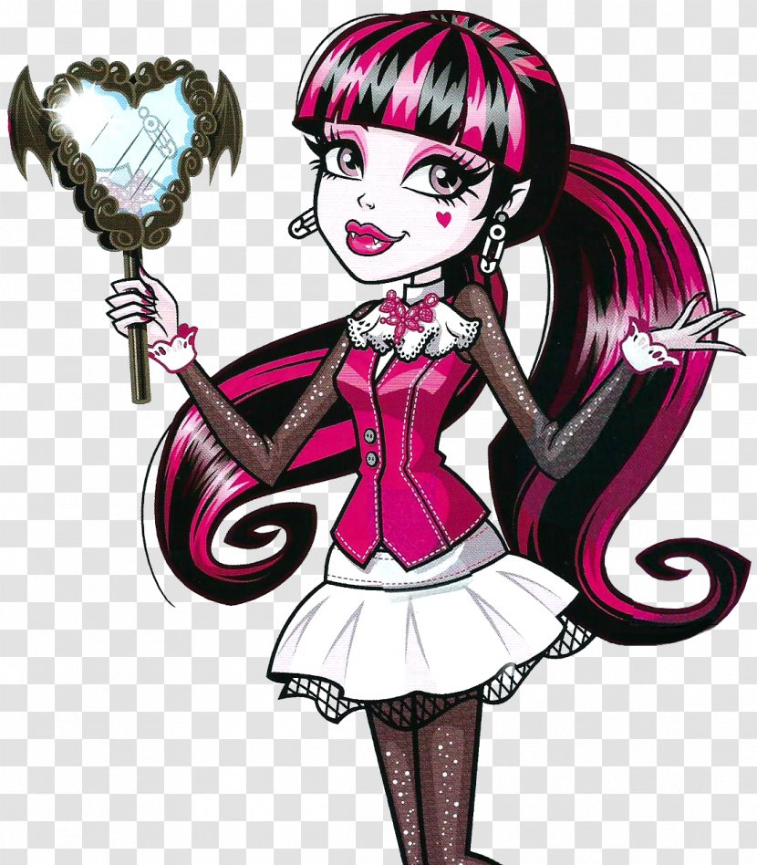 Monster High Draculaura Doll Frankie Stein - Silhouette Transparent PNG