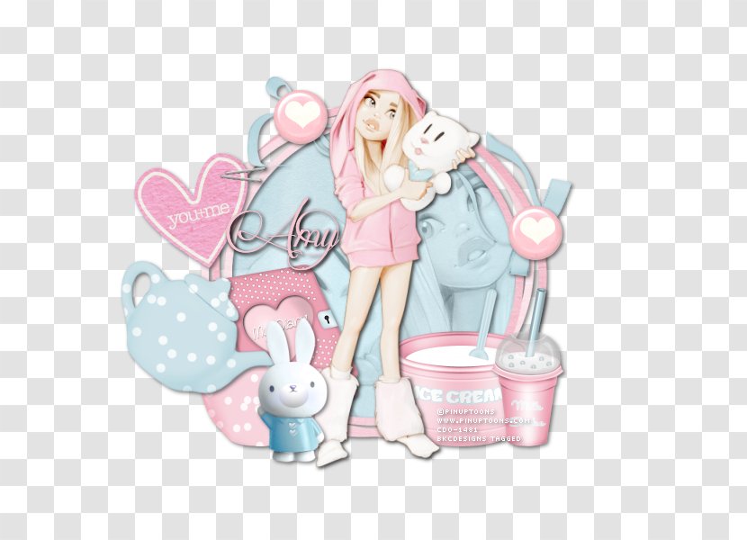 Doll Cartoon Character Figurine - Pink M Transparent PNG