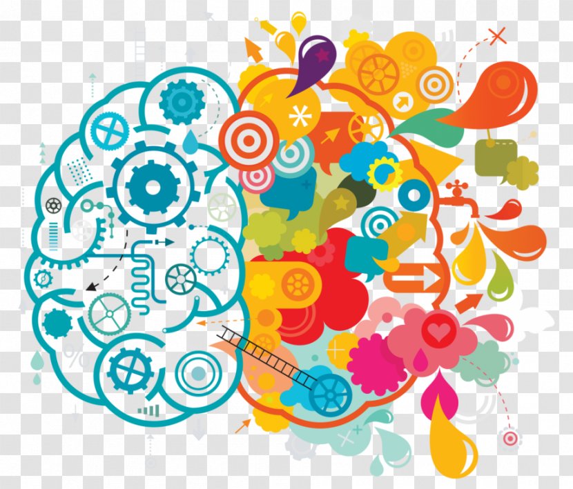Lateralization Of Brain Function Creativity Clip Art Transparent PNG