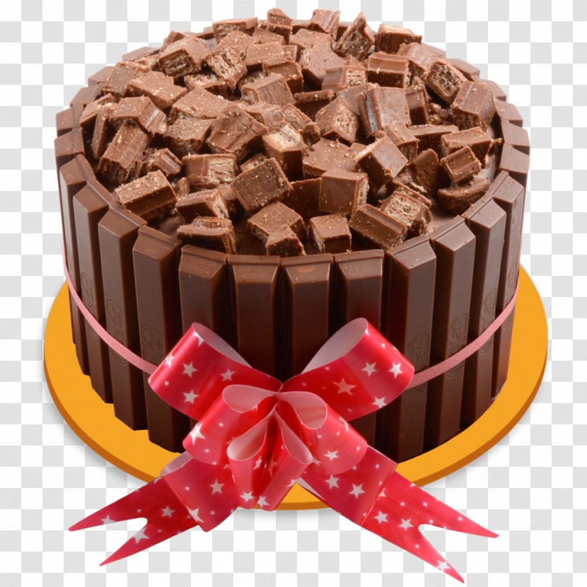 Chocolate Truffle Cake Birthday Fudge Red Velvet - Dessert Transparent PNG