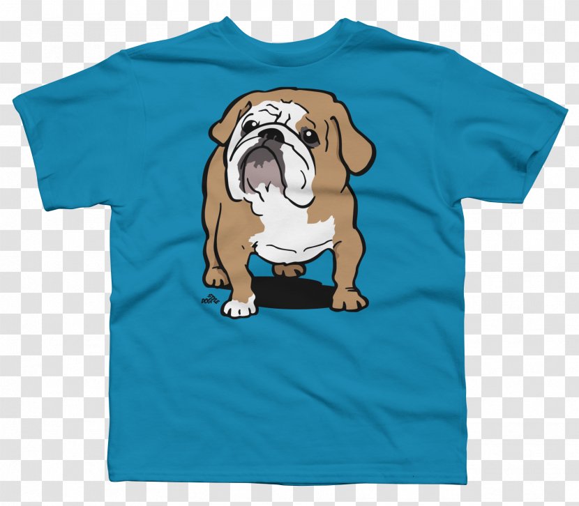 T-shirt Bulldog Sleeve Outerwear - Heart - Bull Dog Transparent PNG