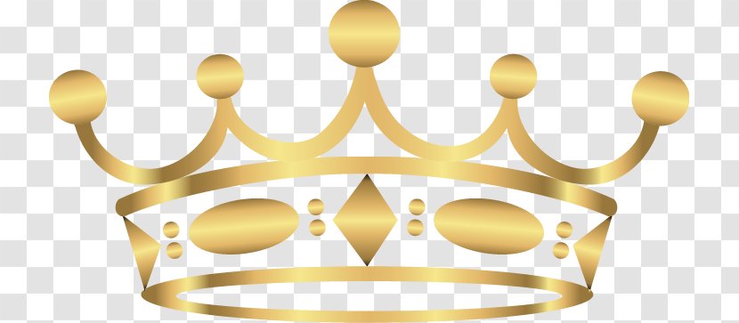 Yellow Metal - Golden Crown Transparent PNG