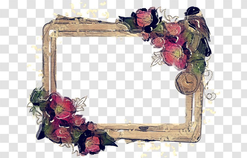 Gold Background Frame - Picture - Rectangle Plant Transparent PNG