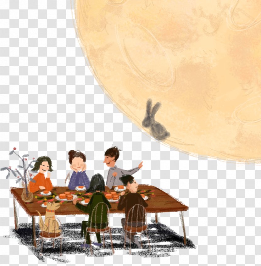 Mid-Autumn Festival - Furniture - Mid Autumn Reunion Transparent PNG