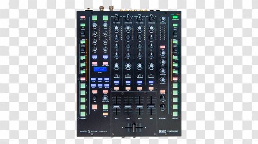 Scratch Live Audio Mixers DJ Mixer Disc Jockey Phonograph Record - Midi Controllers - USB Transparent PNG