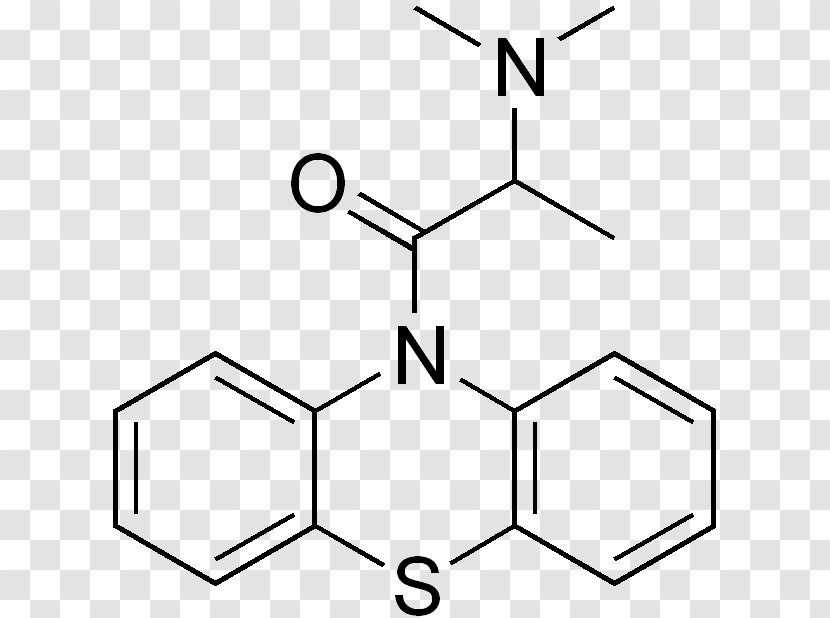 Promethazine Chemical Compound Chemistry Oxide Hydrochloride - Empirical Formula - Phenothiazine Transparent PNG