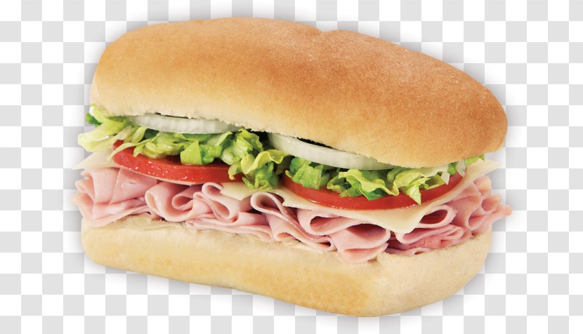 Ham And Cheese Sandwich Submarine Hamburger Bacon - B%c3%a1nh M%c3%ac Transparent PNG