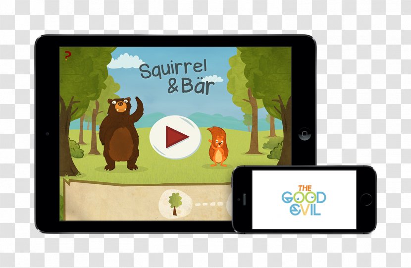 Squirrel & Bär Learn German: Die Bienenretter Educational Game - Baer Transparent PNG