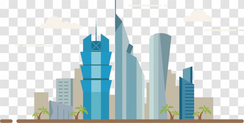 Building Landmark - Metropolis - Vector Landmarks Transparent PNG