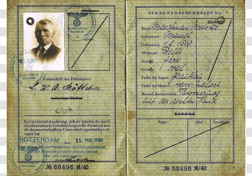Identity Document - Wwii Victory Day Transparent PNG