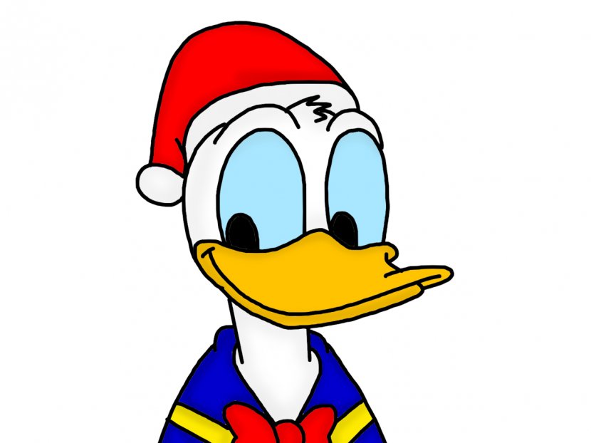 Donald Duck Daisy Daffy Santa Claus - Ducks Geese And Swans Transparent PNG