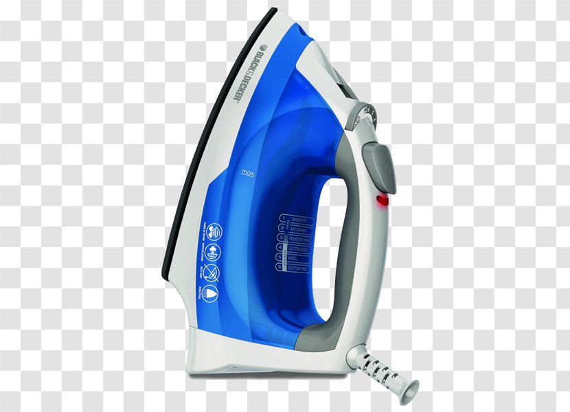 Clothes Iron Black & Decker Food Steamers Ironing - Textile - Steam Transparent PNG