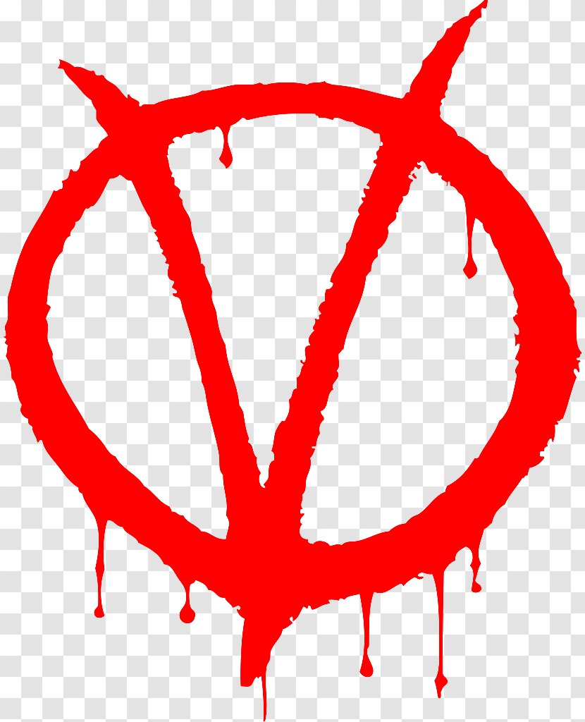 Evey Hammond V For Vendetta Guy Fawkes Mask Logo - Flower - Anonymous Transparent PNG