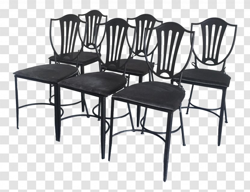 Table Chair - Black And White - Furnishing Transparent PNG