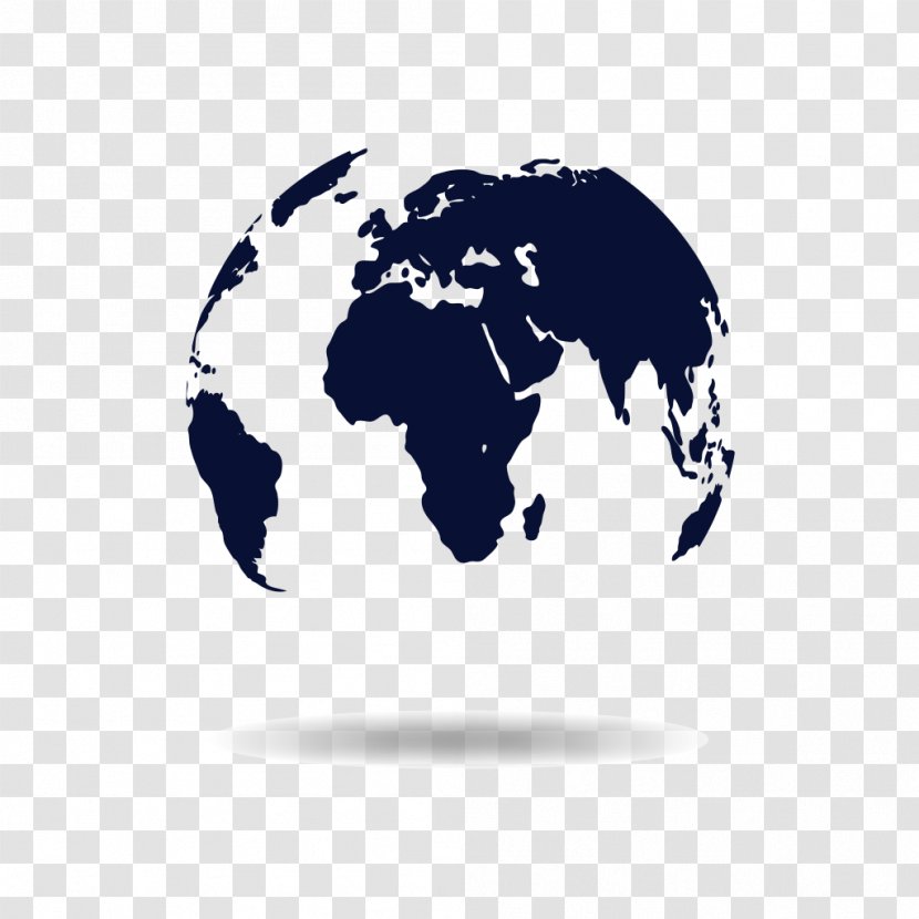 World Map Globe Projection Transparent PNG