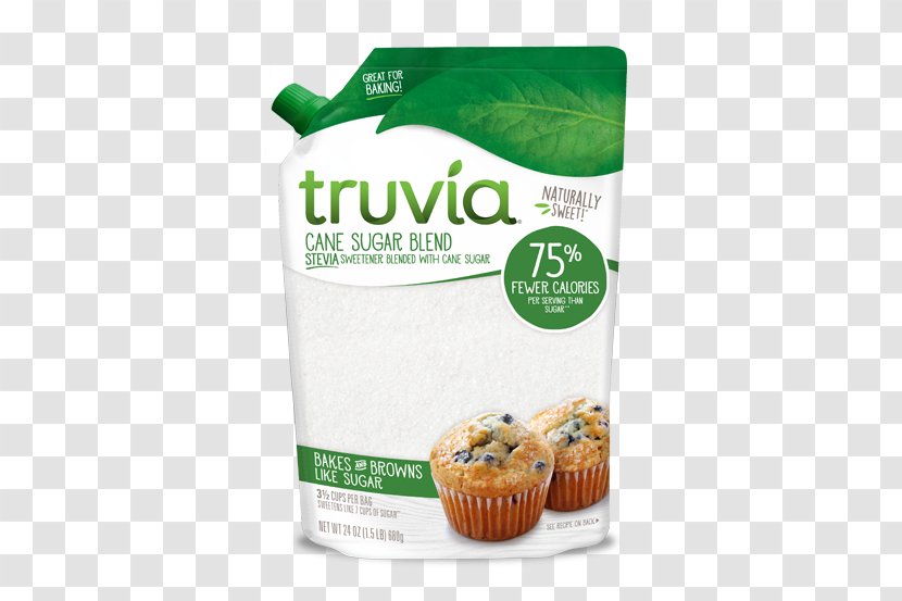 Truvia Stevia Sugar Substitute PureVia Sweetness - Erythritol Transparent PNG