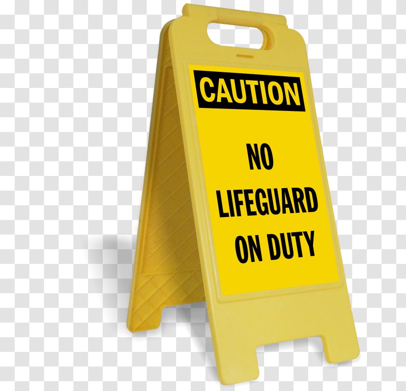 Warning Sign Yellow Hazard Floor - Stairs - Head Lifeguard Transparent PNG