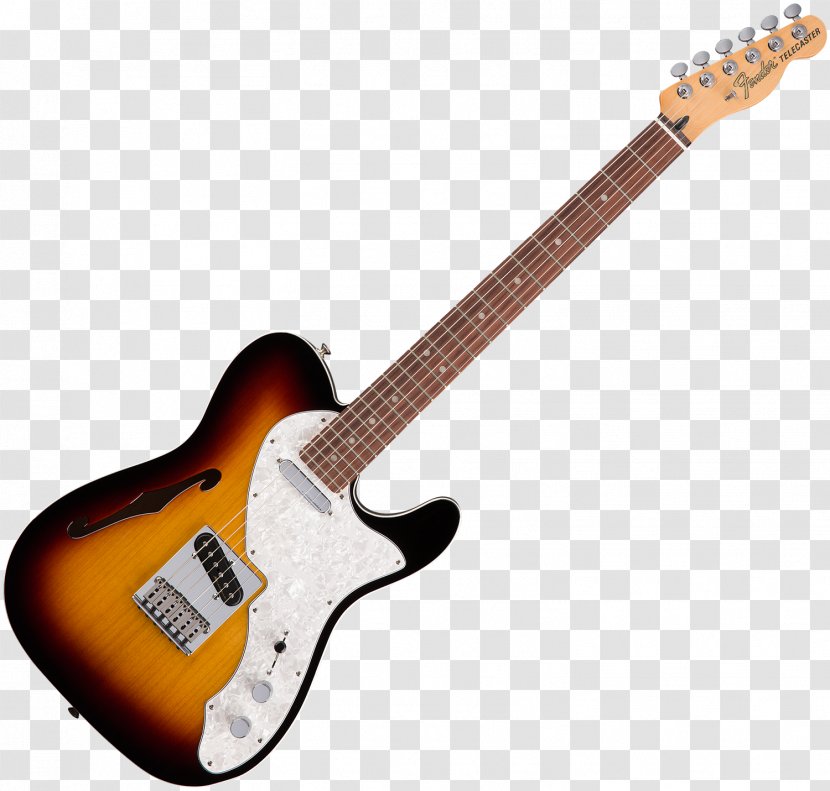 Fender Stratocaster Sunburst Squier Telecaster Musical Instruments Corporation - Neck - Electric Guitar Transparent PNG
