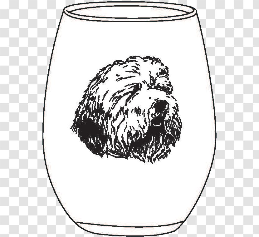 Canidae Drawing Dog Line Art Clip - Tableglass - Old English Sheepdog Transparent PNG