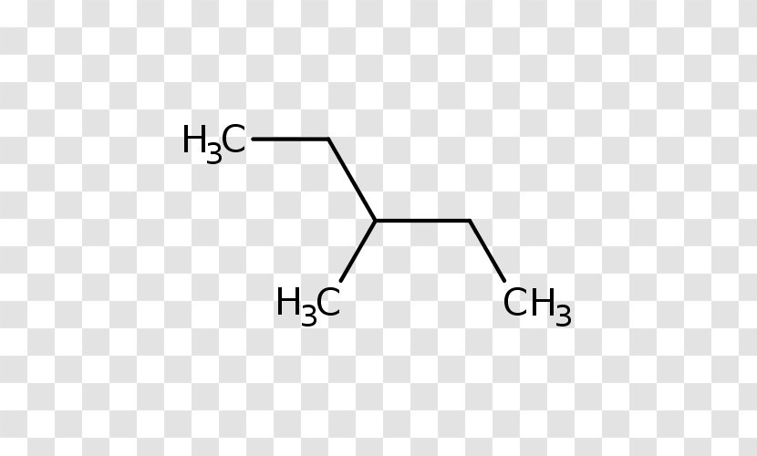 3-Methylpentane 2-Methylpentane 1-Pentene Methyl Group - Structural Formula - 3methylpentane Transparent PNG