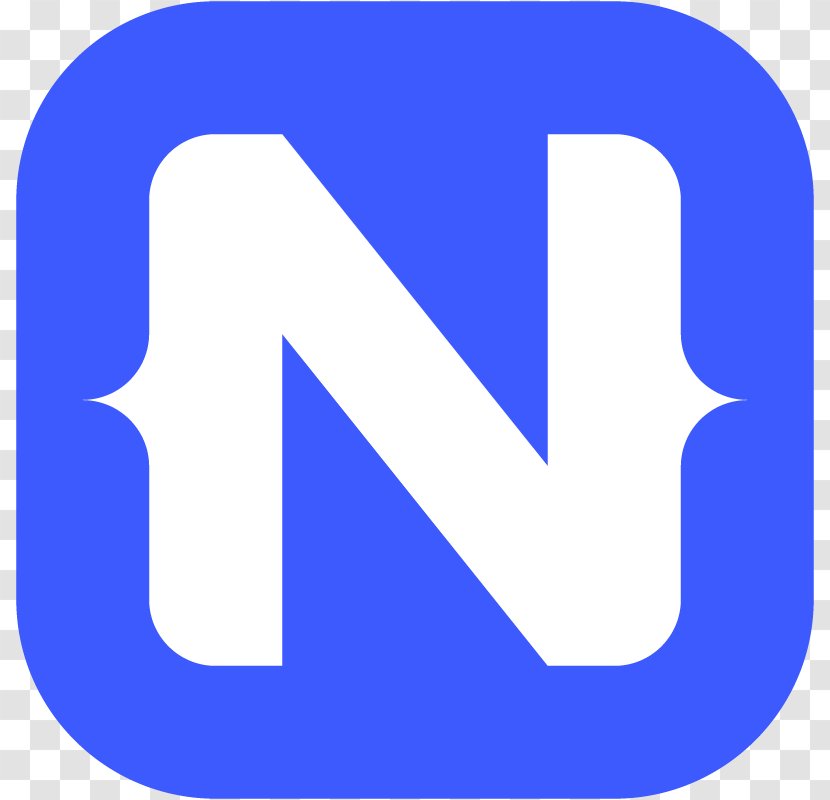 NativeScript Angular TypeScript - Blue - Android Transparent PNG