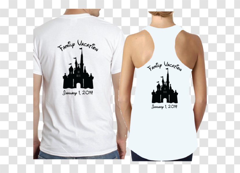 T-shirt Minnie Mouse Mickey The Walt Disney Company Princess - White - Castle Transparent PNG