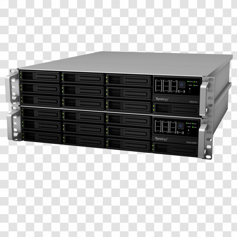 Disk Array Computer Servers Network Storage Systems Synology RX1216sas Inc. - Stereo Amplifier Transparent PNG