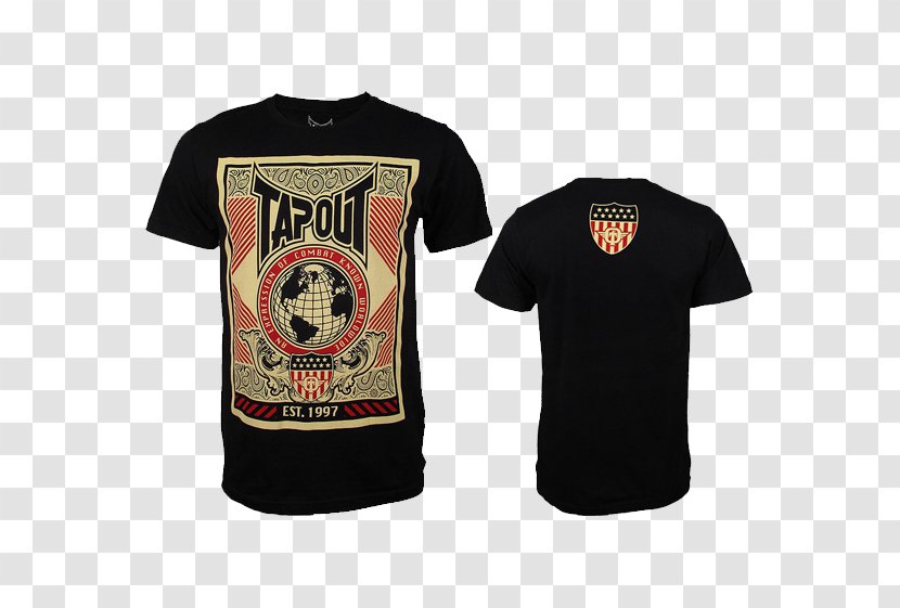 T-shirt Logo Sleeve Tapout Font - Tshirt Transparent PNG