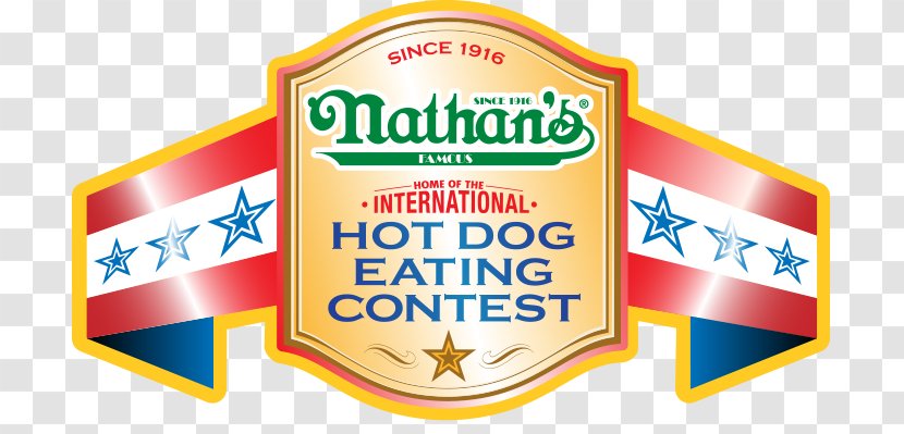 Coney Island Nathan's Hot Dog Eating Contest Famous Competitive - New York City Transparent PNG
