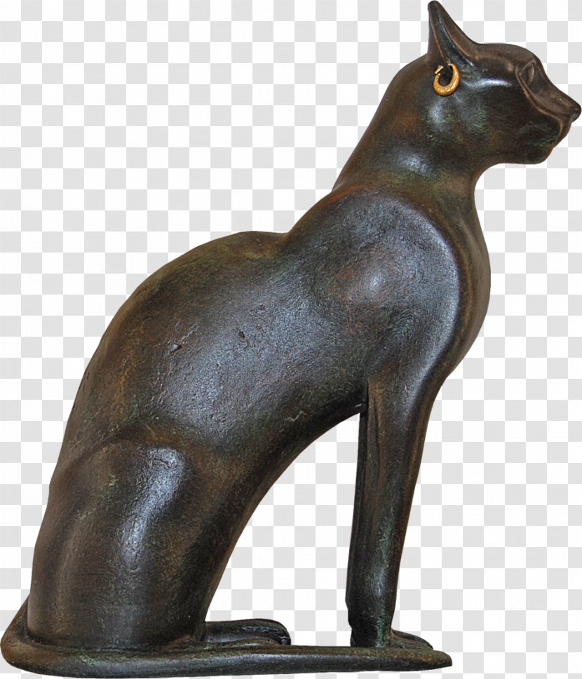 Bronze Sculpture Egyptian Mau - Pet - Egypt Transparent PNG