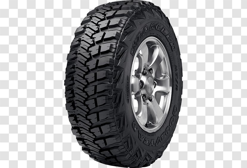 Tread Goodyear Tire And Rubber Company Off-road Jeep Wrangler - Auto Part - Traction Transparent PNG