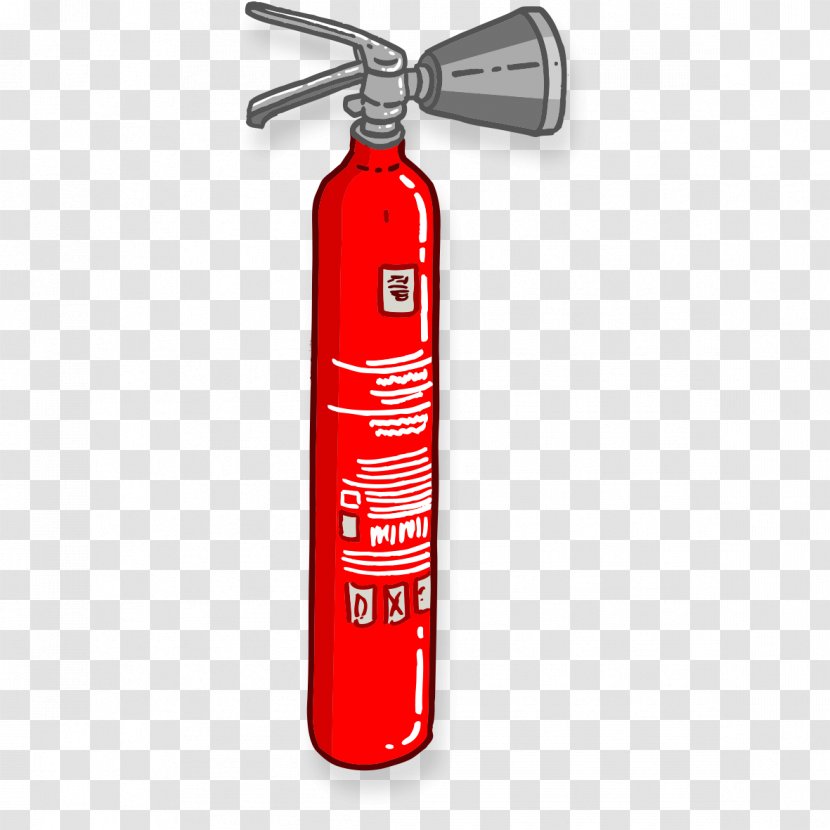 Fire Extinguisher Firefighting Clip Art - Firefighter - Red Material Transparent PNG