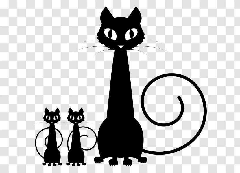 Black Cat Royalty-free Clip Art - Kitten Transparent PNG