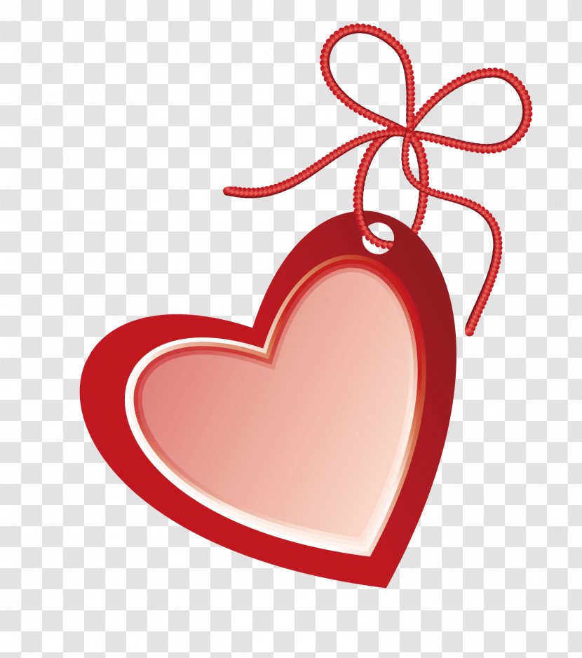 Heart Label Valentines Day Clip Art - Frame - Valentine's Love Creative Transparent PNG