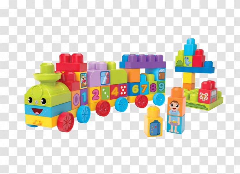 Mega Bloks First Builders 123 Learning Train Brands Toy Block - Play Transparent PNG