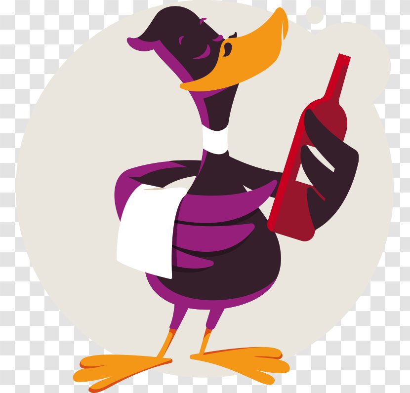 Wine And Food Matching Duck Sommelier - Beak Transparent PNG