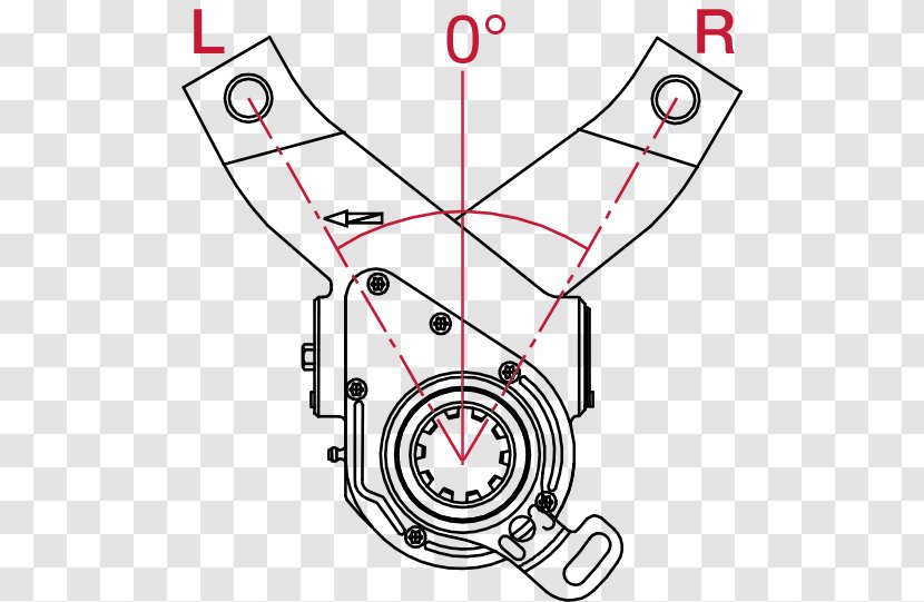 Car Angle Clevis Fastener Pin 5/8 Spline - White Transparent PNG