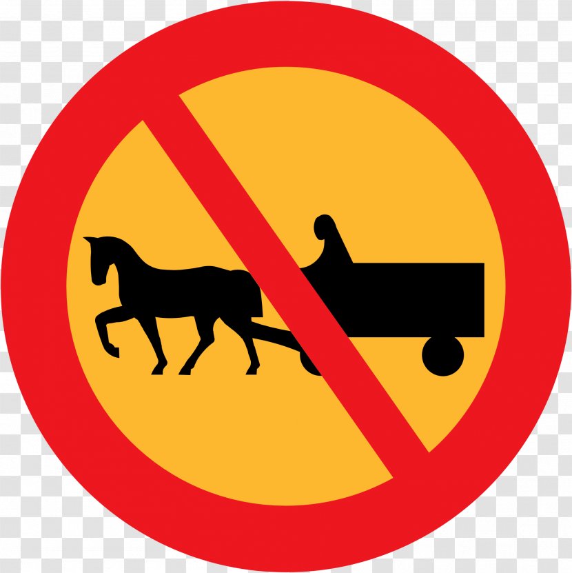 Horse Traffic Sign Clip Art - Silhouette - Scalawag Cliparts Transparent PNG