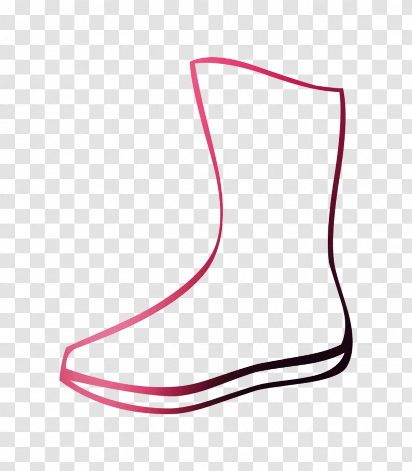 Shoe Line Point Product Design Clip Art - Pink Transparent PNG