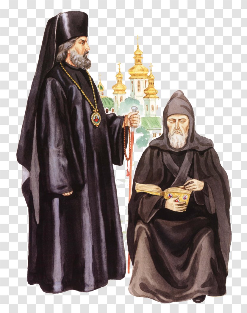 Ukraine 18th Century Priest Clergy Monk - Nun Transparent PNG