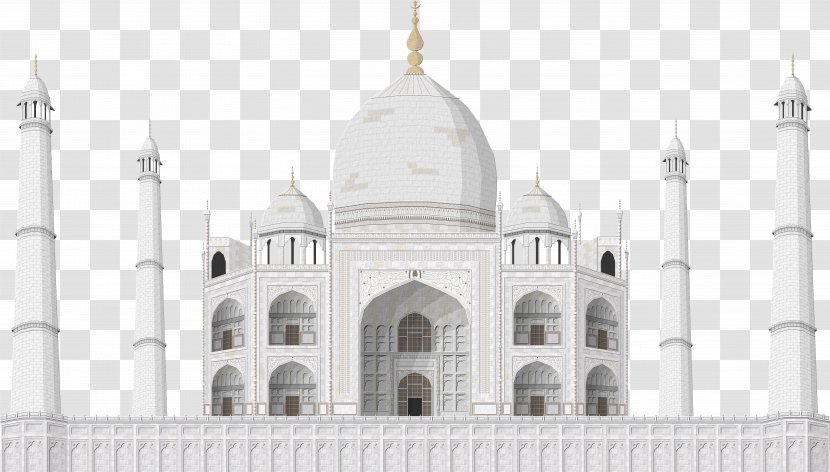 Taj Mahal Monument Clip Art - Heart - Cathedral Transparent PNG