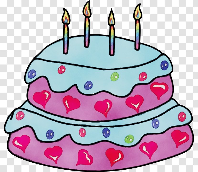 Birthday Cake - Baked Goods - Party Cuisine Transparent PNG