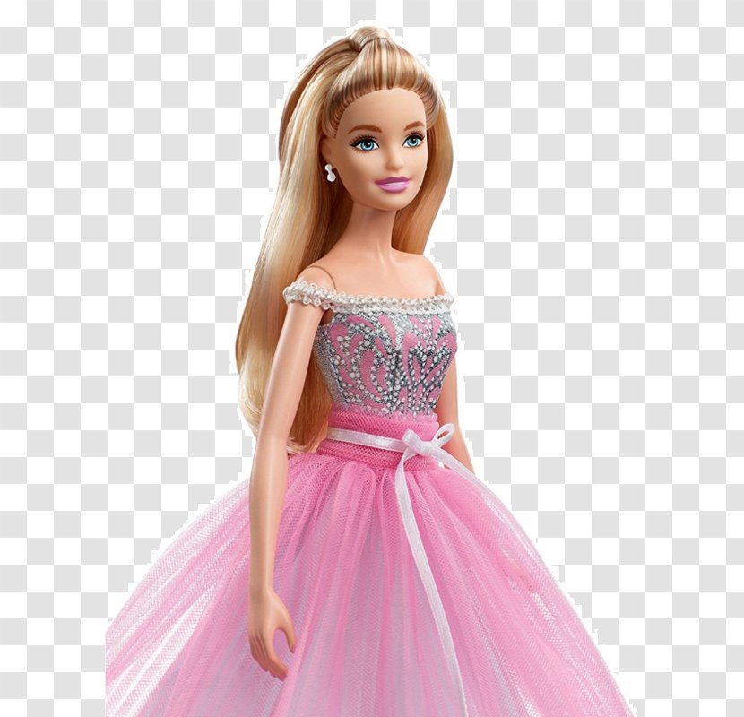 Amazon.com Barbie Birthday Wishes Doll Toy - Gift Transparent PNG
