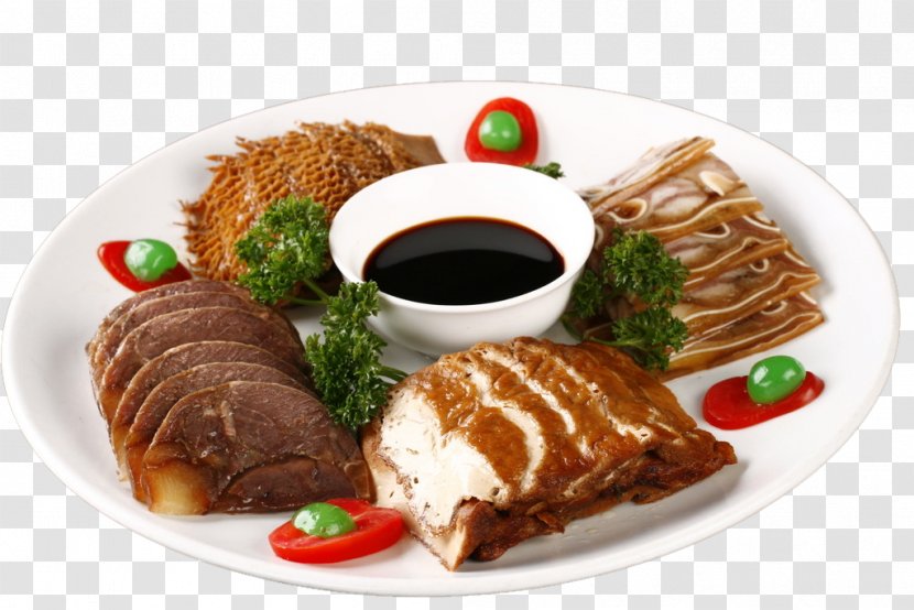Red Cooking Chinese Cuisine Meat Food - Meal - Cold Platter Transparent PNG