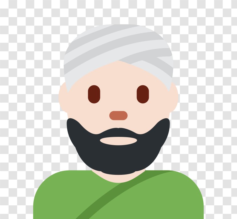 Emojipedia Turban Human Skin Color - Headgear - Emoji Transparent PNG