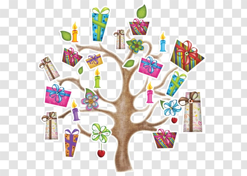 Birthday Wish Tree Of Gifts Clip Art - Gift Transparent PNG