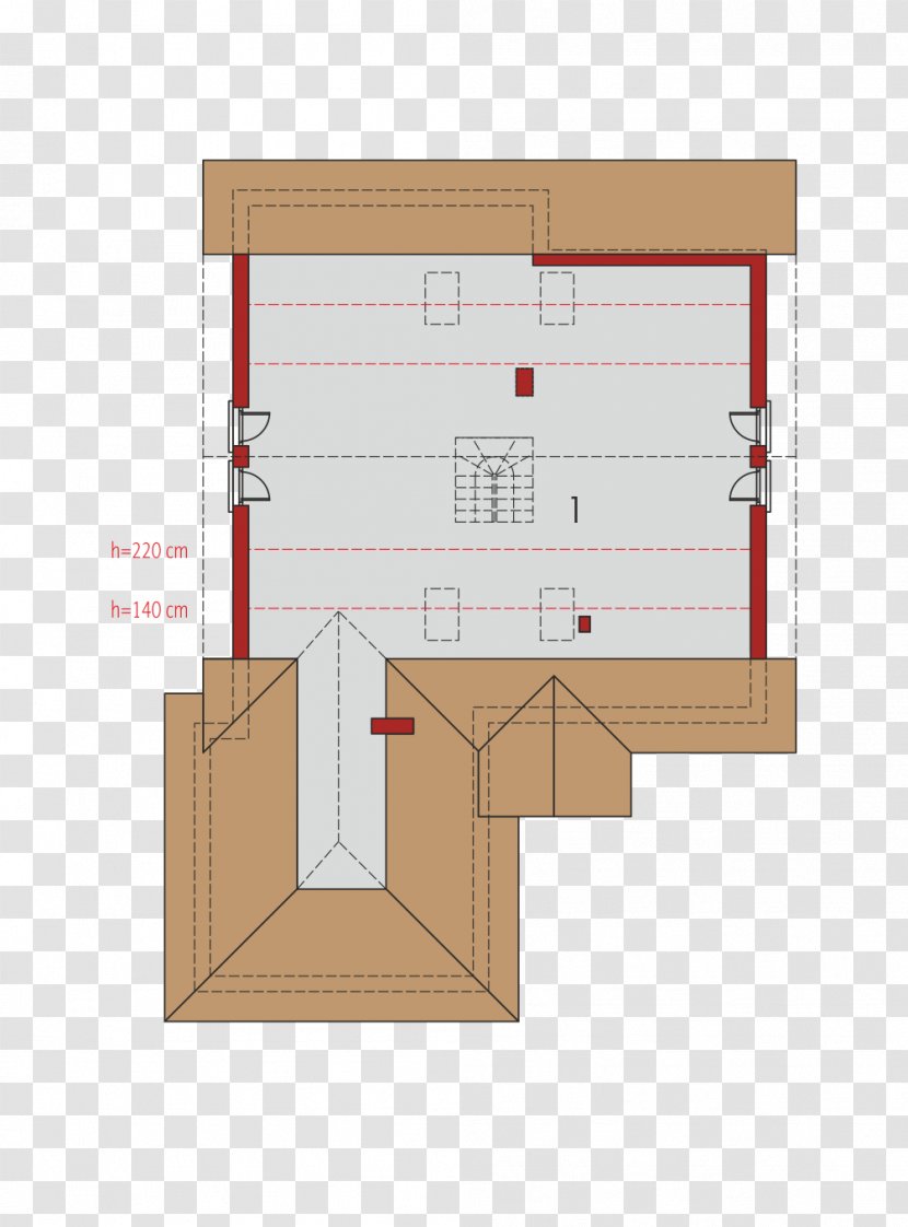 Dormer Floor Plan Window House Transparent PNG
